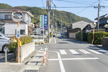 児島駅方面から見た須藤歯科診療所入り口